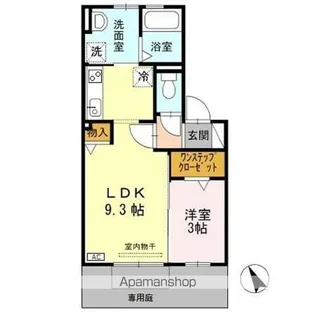 ドリームハイツ【1階】の間取り