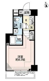 プレール・ドゥーク練馬中村橋【1階】の間取り