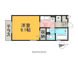 ロイヤルコーポ井芹【1階】の間取り