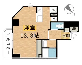 HILLS八王子台町【501号室】の間取り