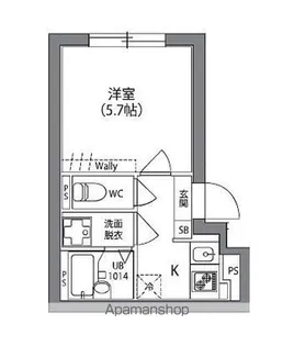 HIーFIVE阿佐ヶ谷【3階】の間取り