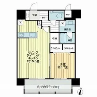 エグゼ博多コンドミニアム【411号室】の間取り