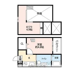 La Terre庄内通【1階】の間取り