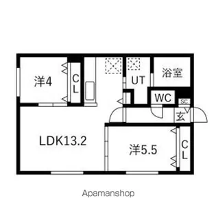 MODA N13【1階】の間取り