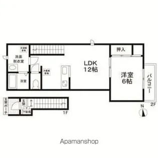 フォレストメゾン千歳【2階】の間取り