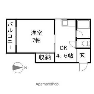 ハイム福島【301号室】の間取り