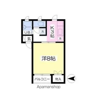 1Kの間取り画像