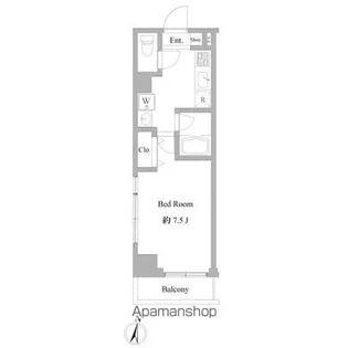 ルクレ志村坂上【3階】の間取り