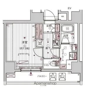 メインステージ浅草入谷Ⅰ【10階】の間取り
