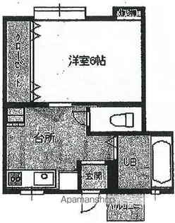 立花アパート【102号室】の間取り