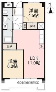 ALL上福岡【4階】の間取り