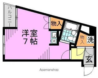 コーポラスK【4階】の間取り