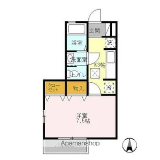 グラン セーヌII【1階】の間取り