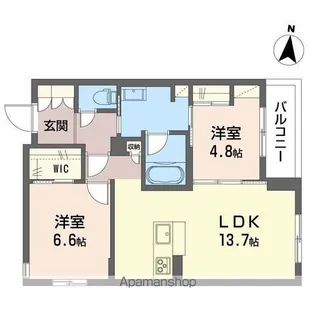 リオ・ブランコ【202号室】の間取り