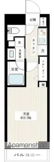 リヴシティ立川ミッド【211号室号室】の間取り