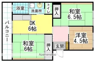 森田第三マンション【2階】の間取り