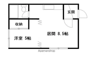 豊岡2.6コーポ【1階】の間取り