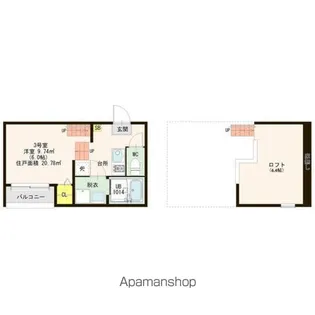 アップザイツ【1階】の間取り