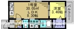 シエルドール南柏【1階】の間取り
