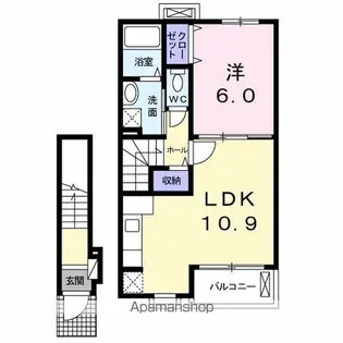 エテルノカーサ門司港【2階】の間取り