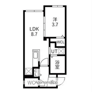 ONE STAGE麻生(ワンステージアサブ)【4階】の間取り