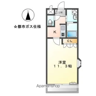 サンハイツオーガマ【2階】の間取り