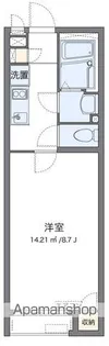 クレイノクリスタルパレス【105号室】の間取り