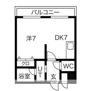 ハイフィールド88【4階】の間取り