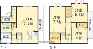 エスペランサ【1階】の間取り