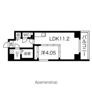S-FORT北千種【9階】の間取り