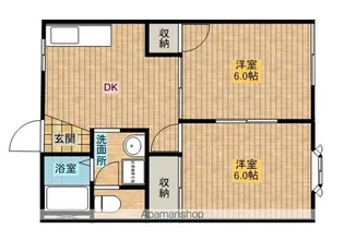 コーポラス蓮田【102号室】の間取り