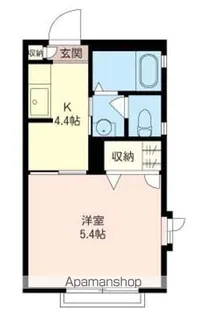 ボナール見沼B棟【102号室】の間取り