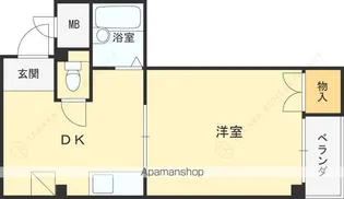 クワイエット香里【3階】の間取り
