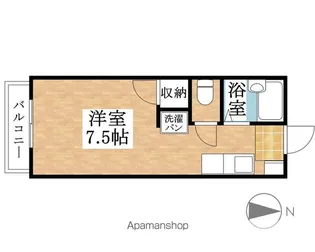 エバーグリーン【1階】の間取り
