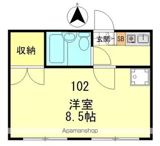 メゾン・ド・ロワール【1階】の間取り