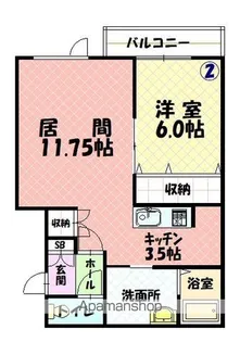プランドール【3階】の間取り