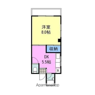 新天ビル【401号室】の間取り