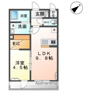 SPAZIO FELICE(スパツィオ フェリーチェ)【1階】の間取り