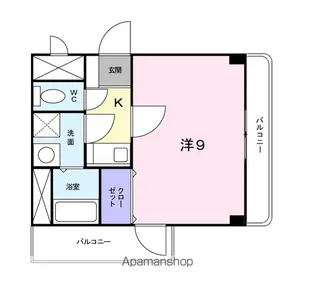クレールS【3階】の間取り