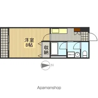 エジールみついけ【201号室】の間取り
