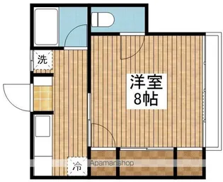 サウスフィールド【102号室】の間取り