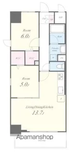 シュトルツ栄【501号室】の間取り
