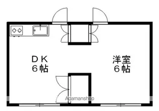 クイーンハイツ【208号室】の間取り