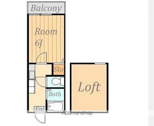 シダーフィールド壱番館【1階】の間取り