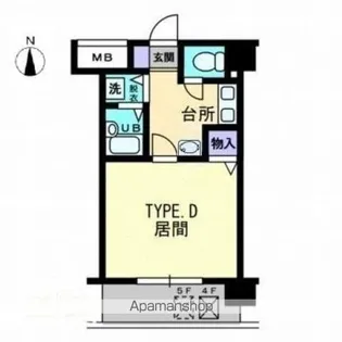 リマーク上之町【707号室】の間取り