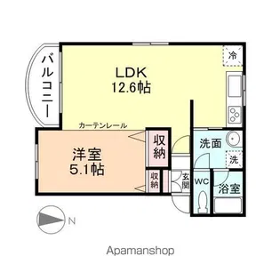 ビラ速星【2階】の間取り