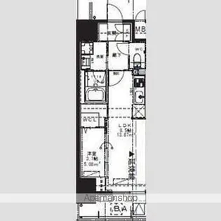 Alivis九条【11階】の間取り