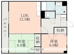 グランディール楠【3階】の間取り