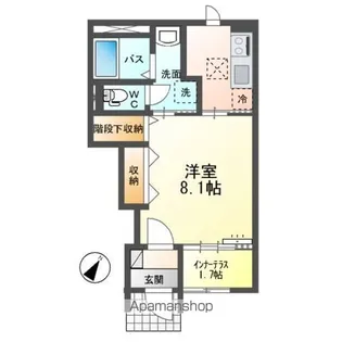 シルクⅡ【1階】の間取り