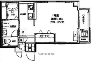 ティーケータワー【5階】の間取り